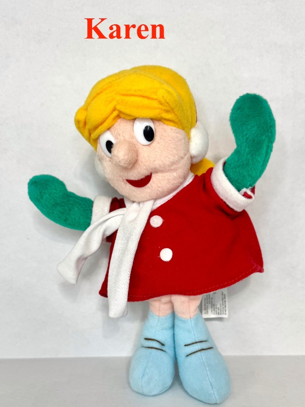 VTG "Frosty The Snowman" KAREN Plush Ornament 1999 Toy Child Christmas Movie